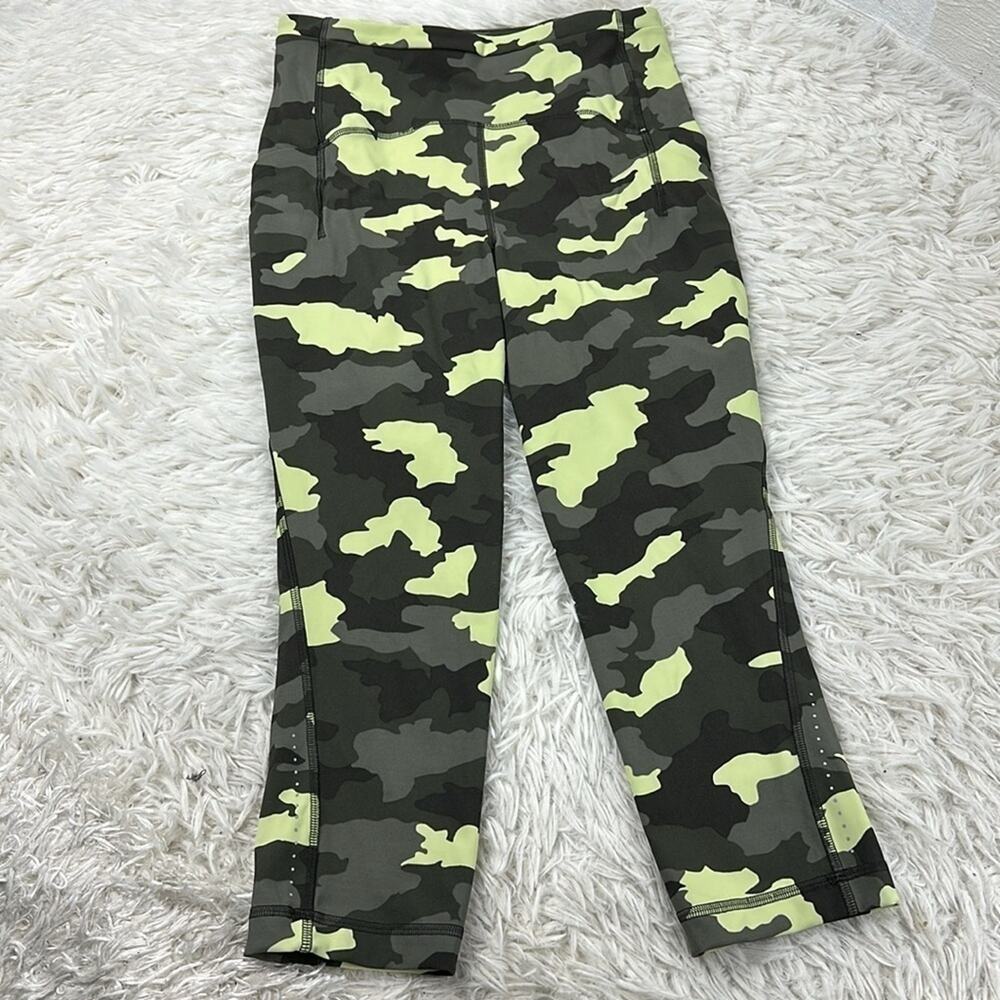 Lululemon Swift Speed High-Rise Crop 21" Heritage 365 Camo Crispin Green Multi